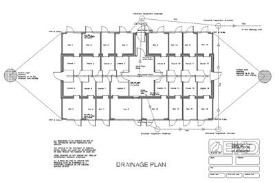 Kennel Design Drainage Plan