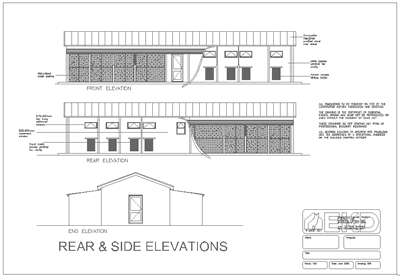 Kennel Design Elevations Plan