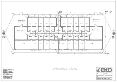 Kennel Design Drainage Plan