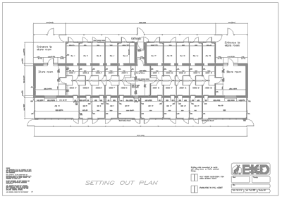 Kennel Design Setting Out Plan