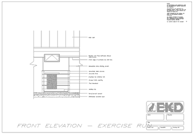 Kennel Design Exercise Run Plan